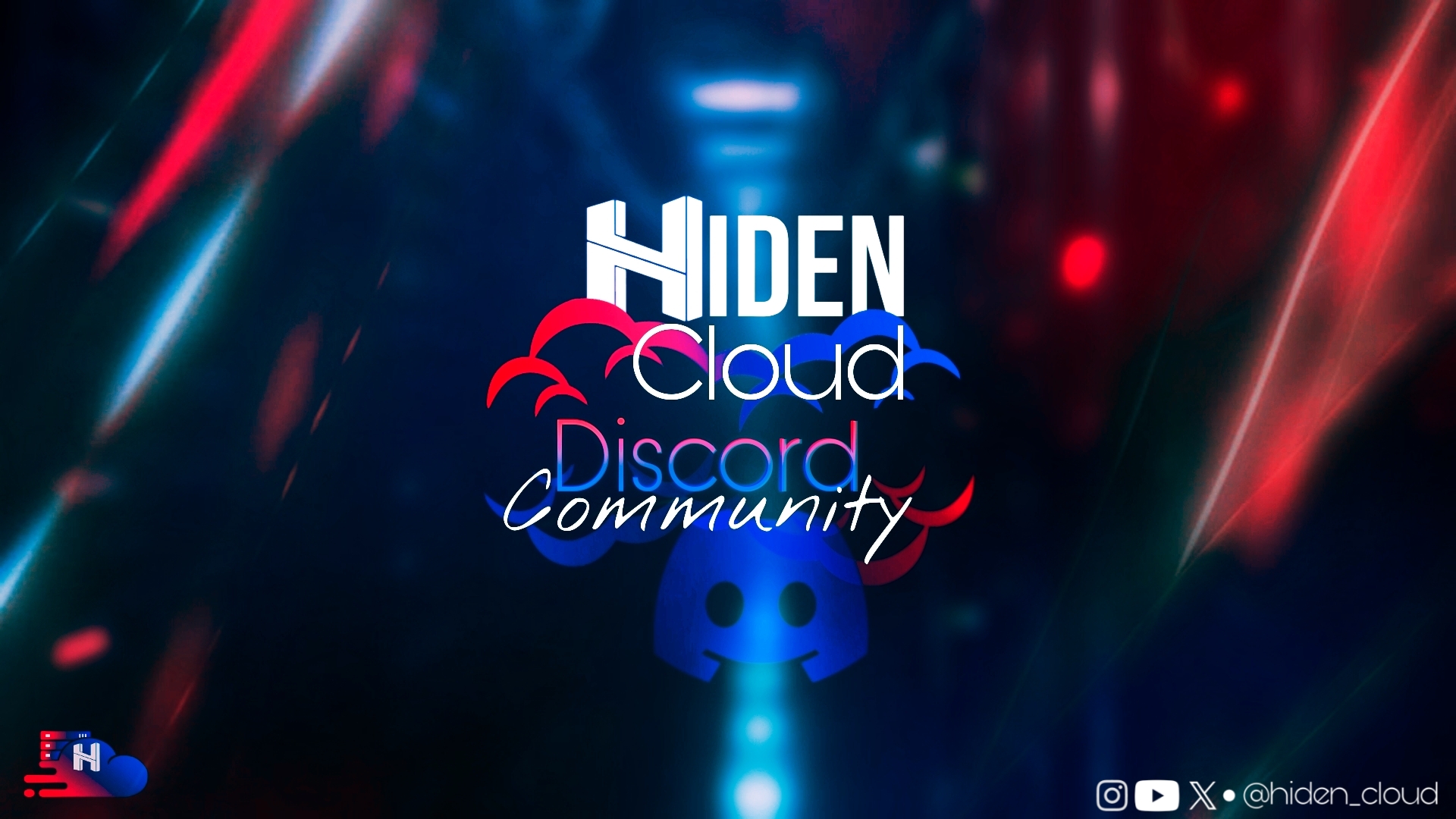 Discovery splash banner for HidenCloud Discord server