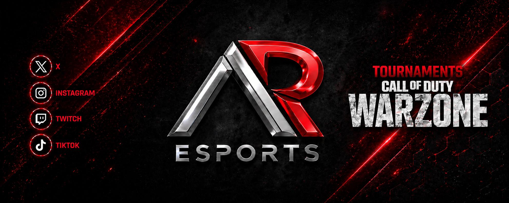 Discovery splash banner for AR ESPORTS Discord server