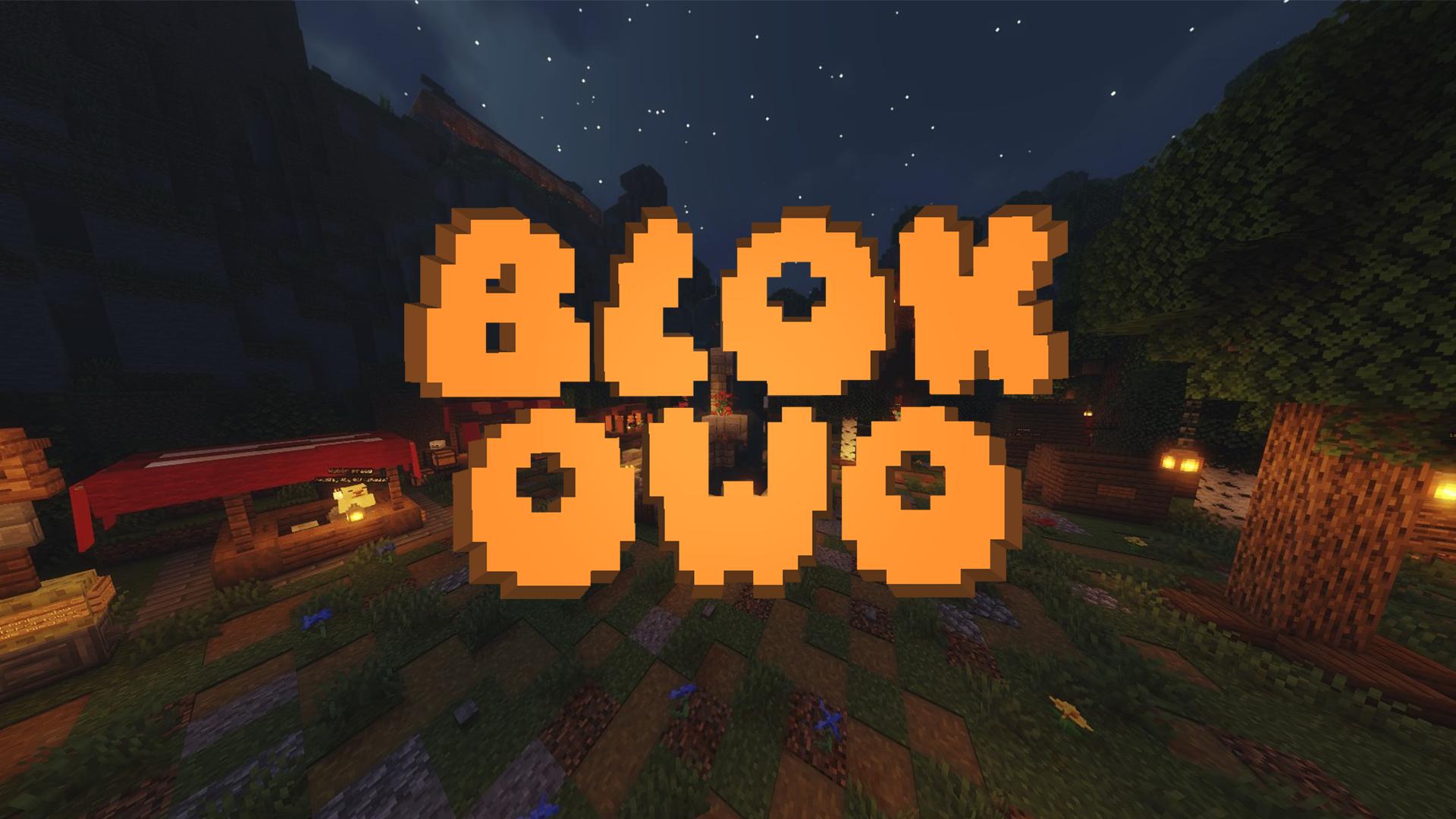 Discovery splash banner for BLOKOWO.PL - Serwer Minecraft Survival OneBlock BoxPvP LifeSteal Anarchia Discord server