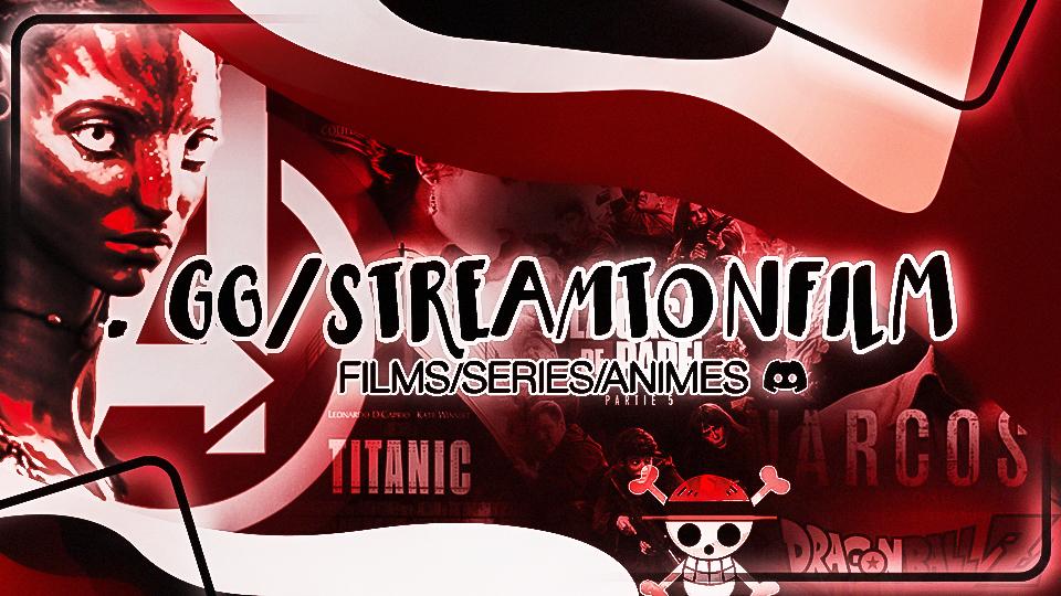 Discovery splash banner for Stream Ton Film Discord server