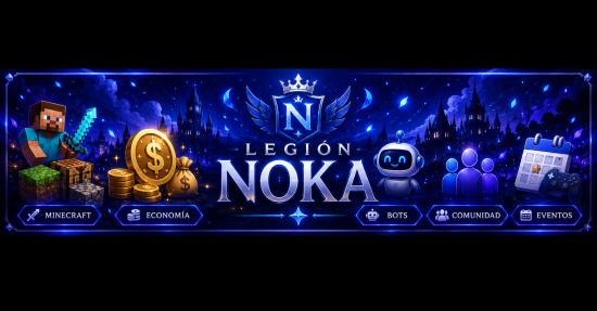 Discovery splash banner for 愛 ⋆. ୨୧ ̊ Legión Noka ᯓ 🩵 Discord server