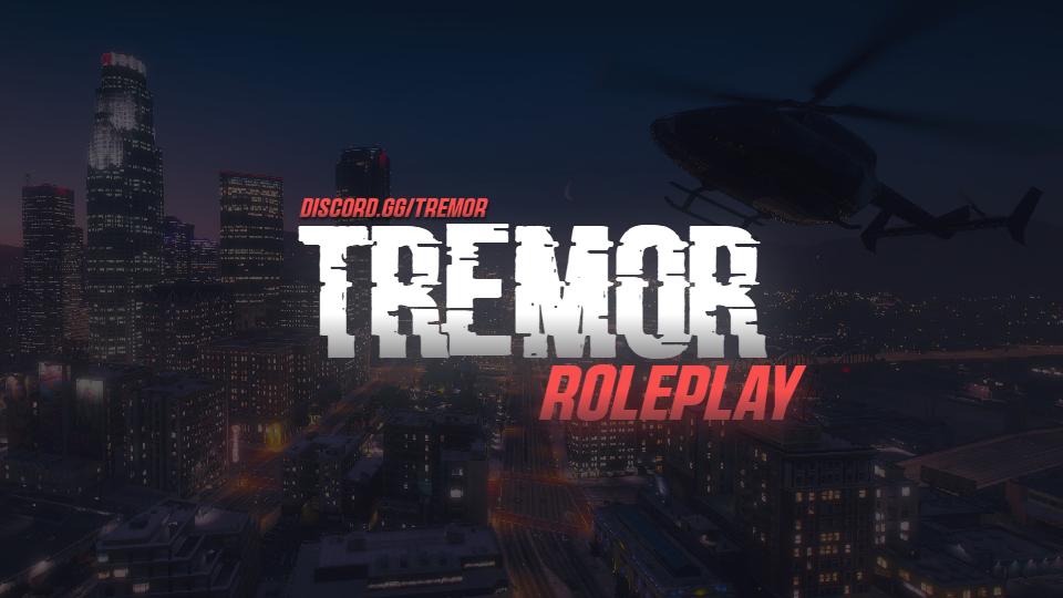 Discovery splash banner for Tremor RP Discord server