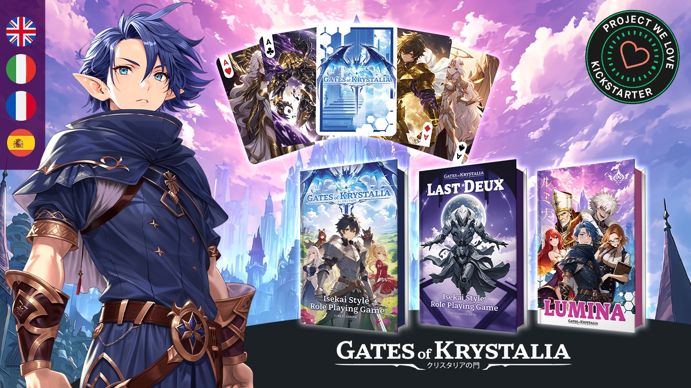 Discovery splash banner for Gates of Krystalia Discord server