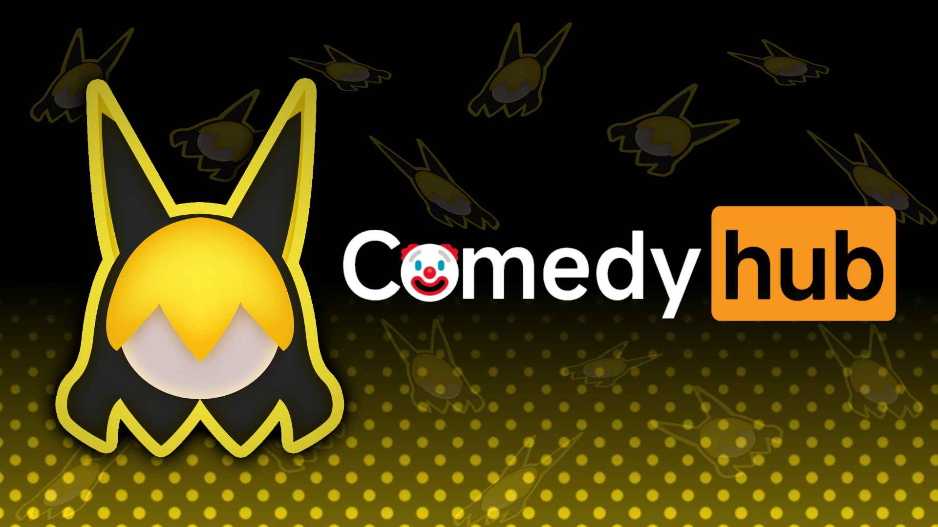 Discovery splash banner for ComedyHub 𝜶 🙂🇧🇷 Discord server