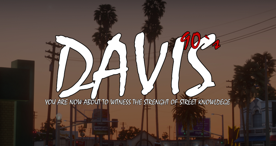 Discovery splash banner for DAVIS 90's AL-ON Discord server