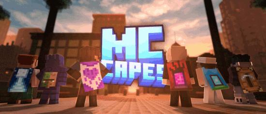 Discovery splash banner for MC Capes Discord server