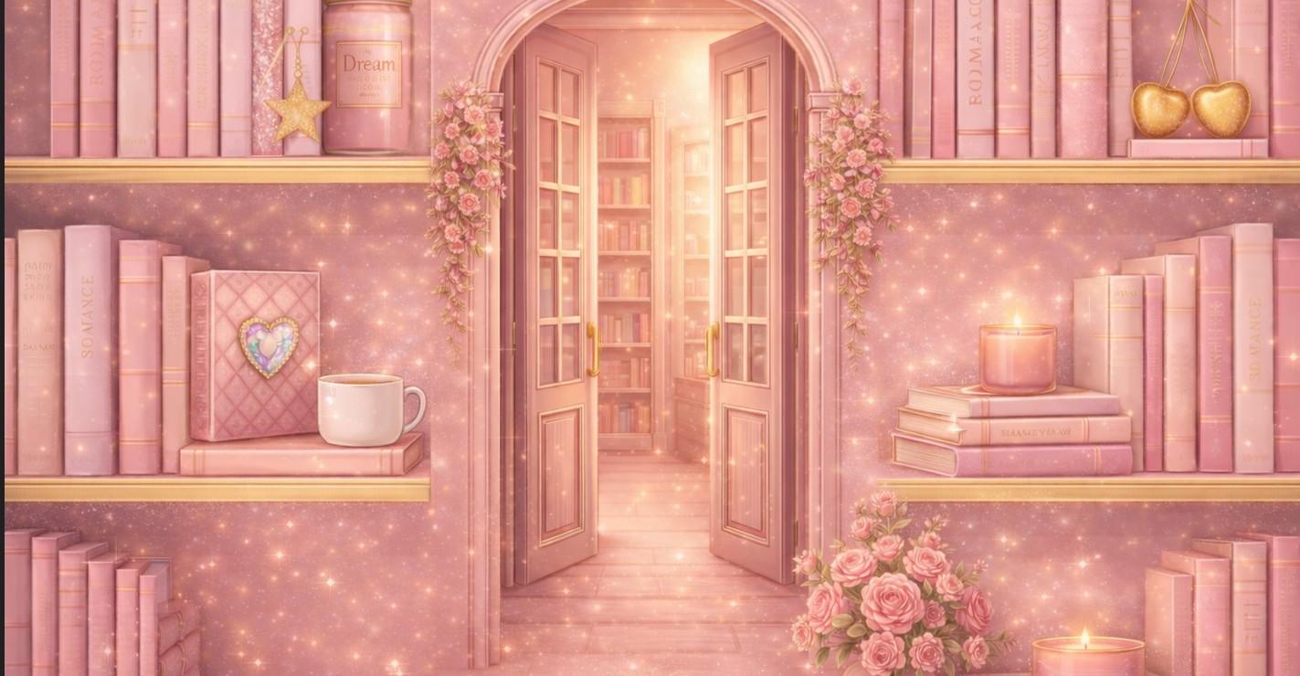 Discovery splash banner for The Baddies Bookshelf Discord server
