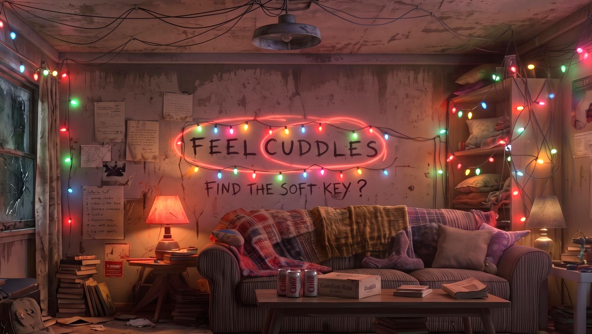 Discovery splash banner for Cuddles ❀․ Back to 1980s Discord server