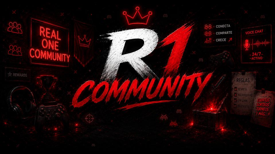 Discovery splash banner for Real One|Comunidad Activa 24/7 Discord server