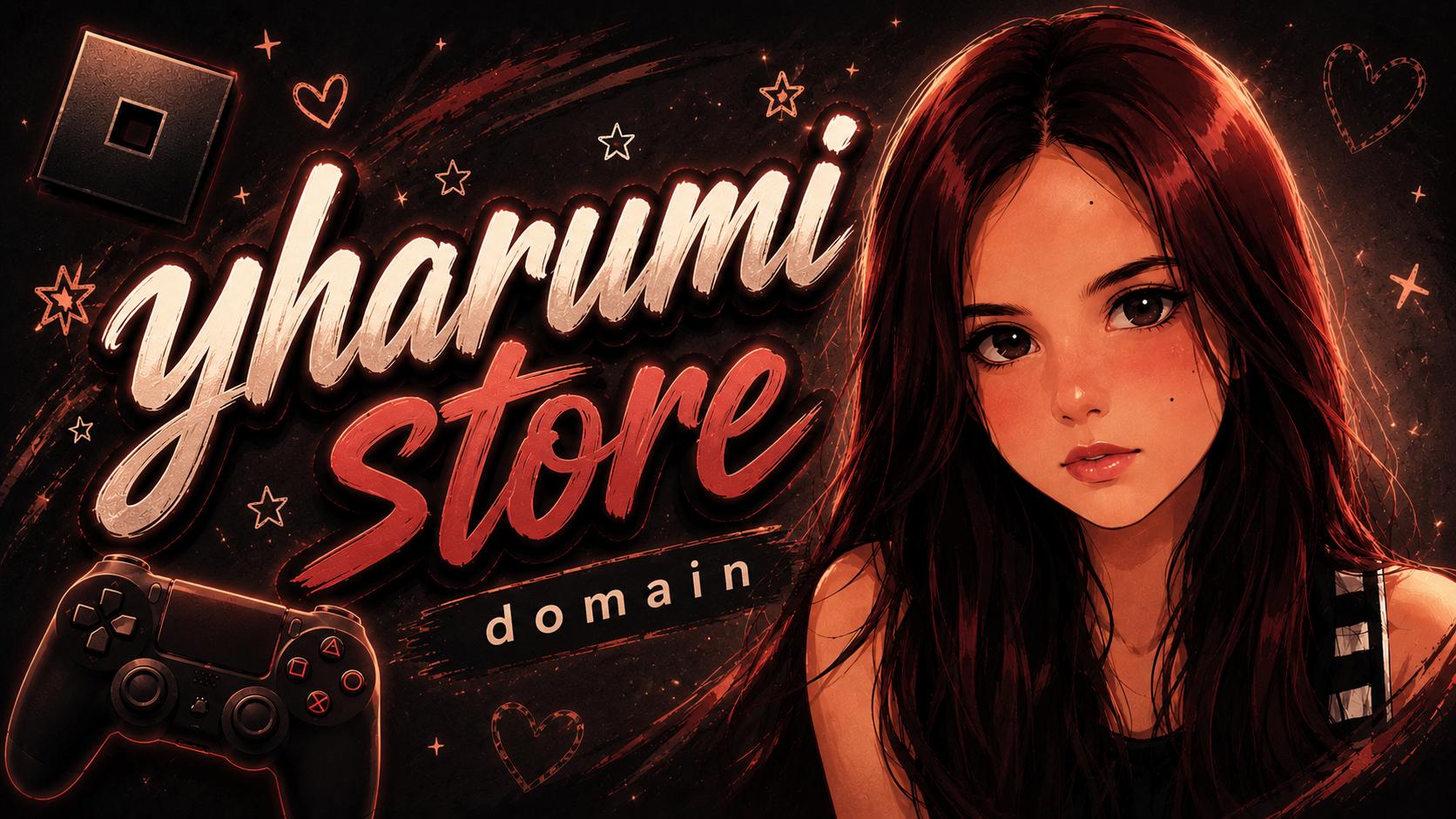 Discovery splash banner for yharumi store | Domain | #2K Discord server