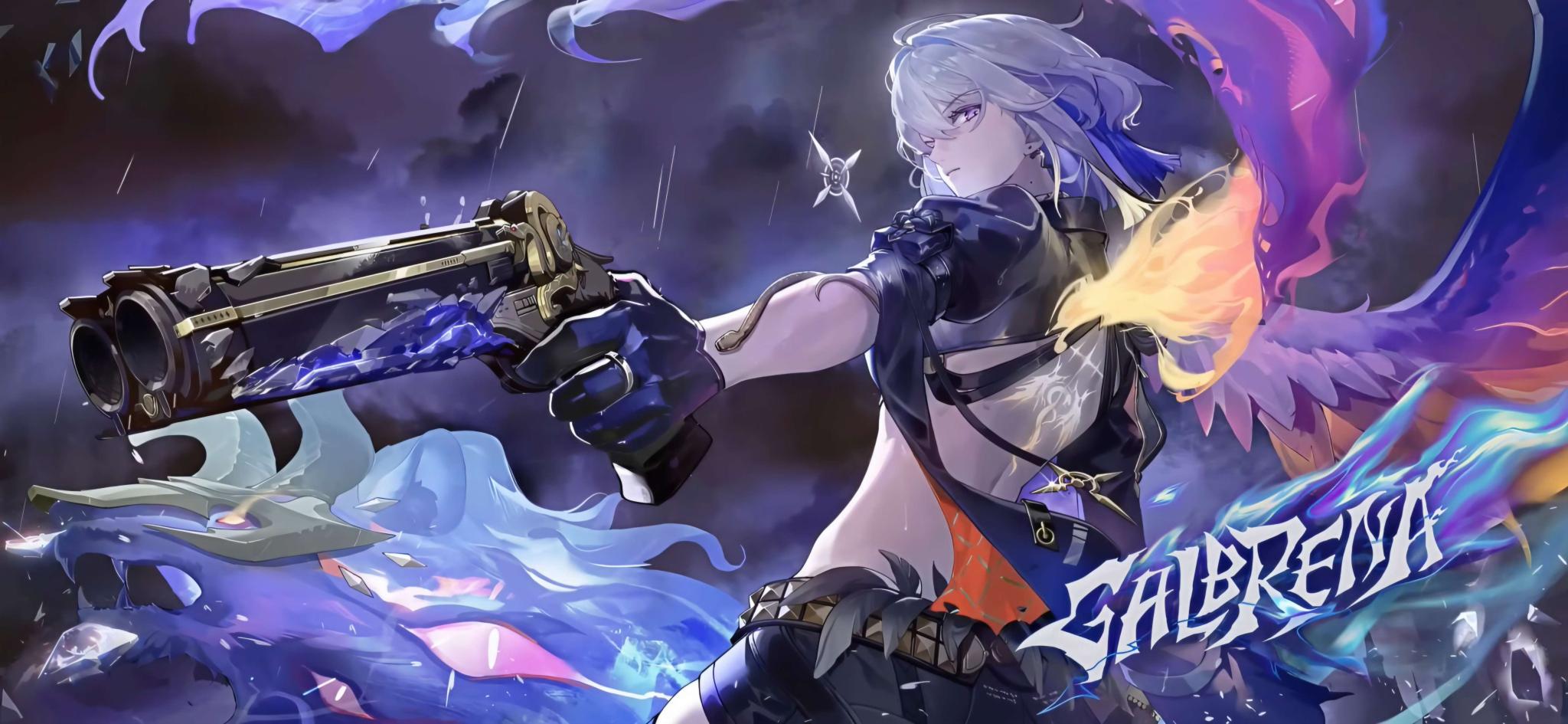 Discovery splash banner for Galbrena Mains ⟡ Wuthering Waves Discord server