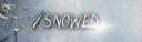 Discovery splash banner for ❄ /snowed · gws · active · vc Discord server