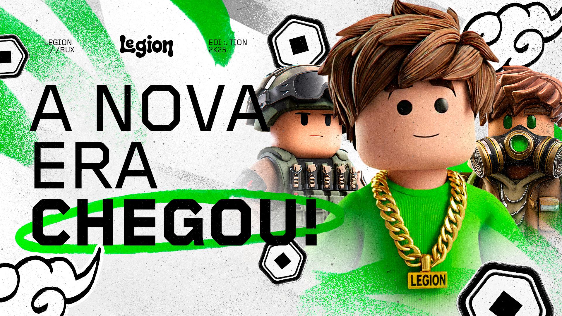 Discovery splash banner for LegionBux | Roube um BrainRot • Blox Fruit • Roblox • Robux • MM2 Discord server
