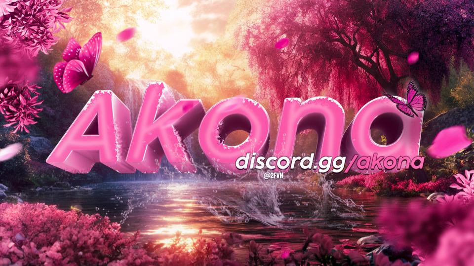 Discovery splash banner for Akona #đș Discord server