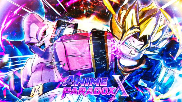 Discovery splash banner for Anime Paradox X | ROBLOX Discord server