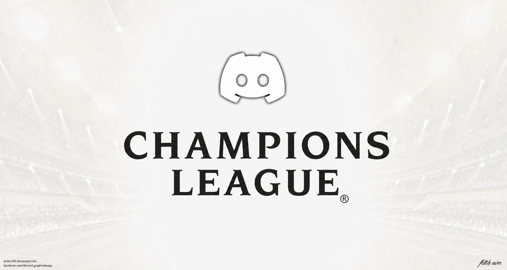 Discovery splash banner for Champions League Discord server