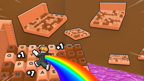 Discovery splash banner for +1 Speed Keyboard Escape Candy & Chocolate: Official Discord server