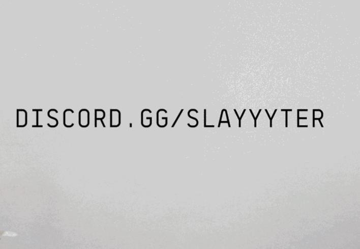 Discovery splash banner for SLAYYYTER Discord server