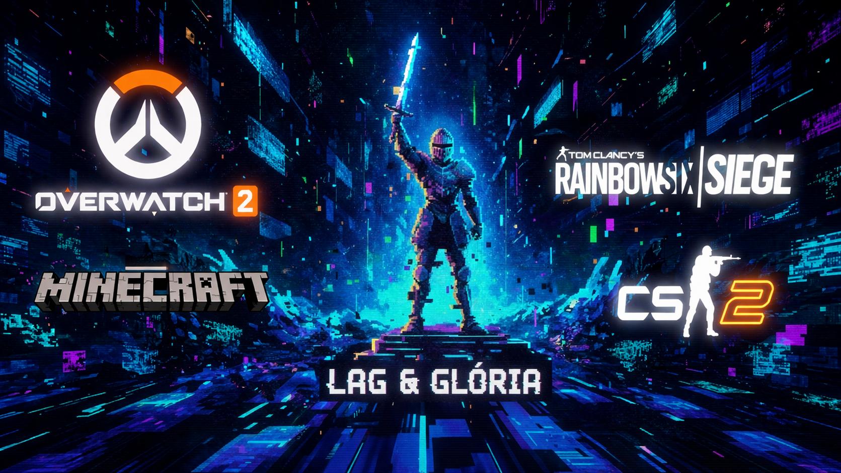 Discovery splash banner for Lag & Glória Discord server
