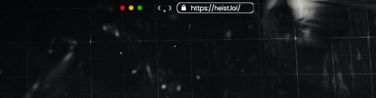 Discovery splash banner for Heist Discord server