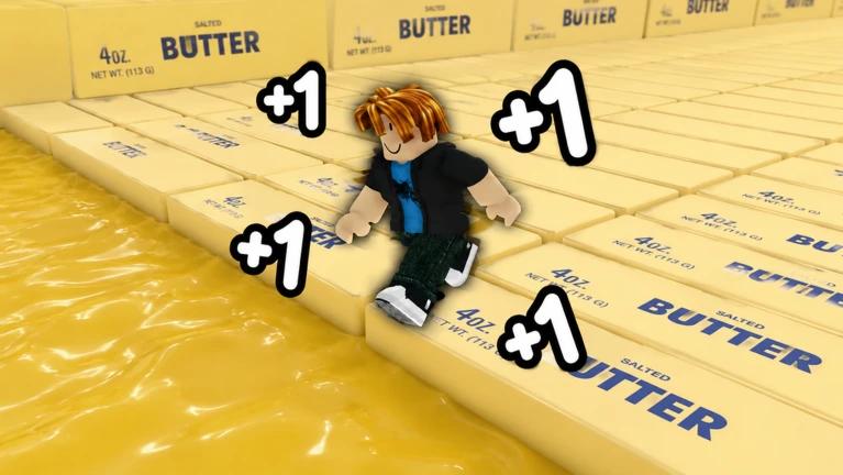 Discovery splash banner for 1+ Speed Butter Escape | Roblox Discord server