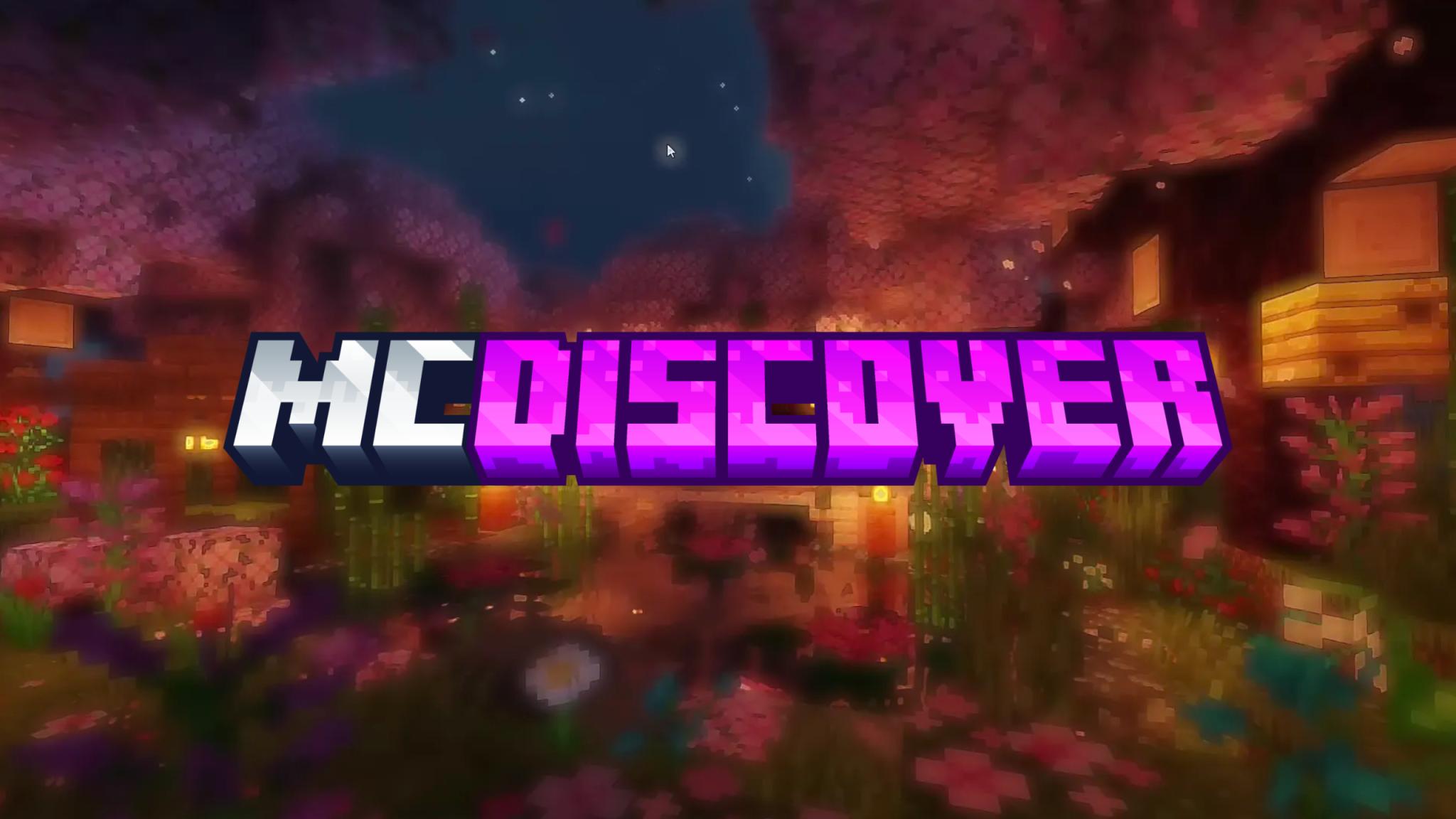 Discovery splash banner for ᴍᴄᴅɪꜱᴄᴏᴠᴇʀ.ᴄᴏᴍ Discord server