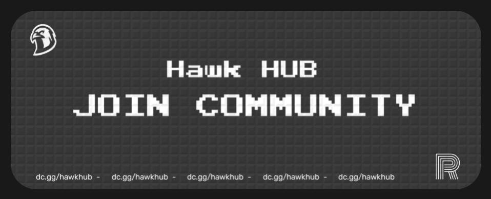 Discovery splash banner for Hawk HUB | Reborn Discord server