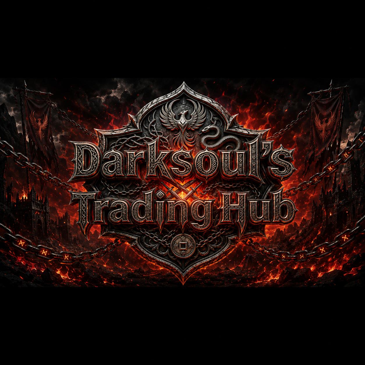 Discovery splash banner for Darksouls’s Trading Hub Discord server