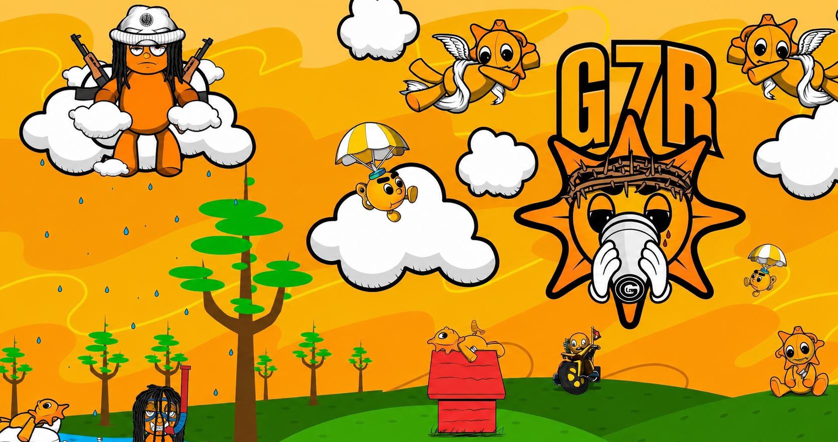 Discovery splash banner for GLØRY* ⛅ Discord server