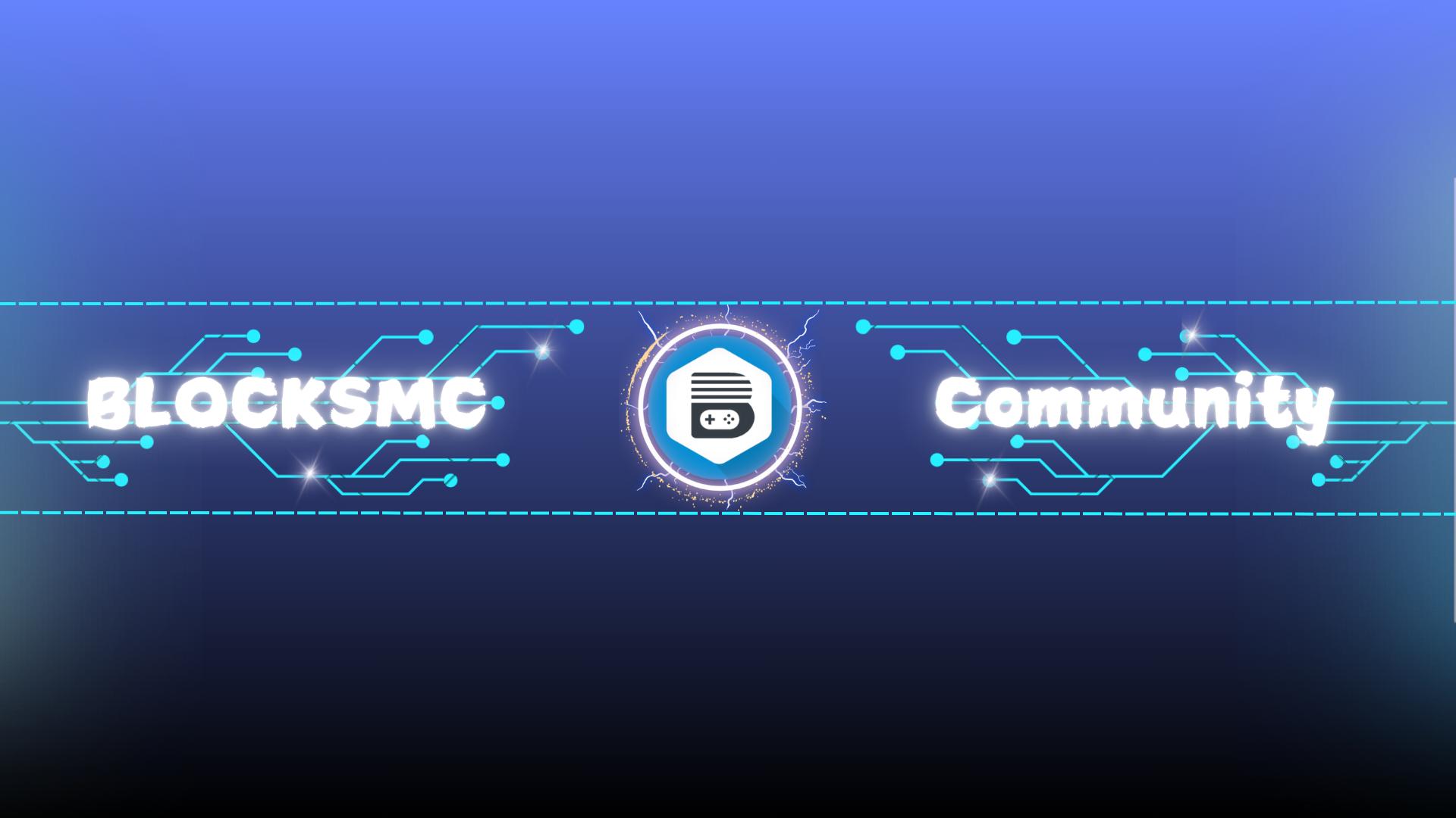 Discovery splash banner for BlocksCommunity Discord server