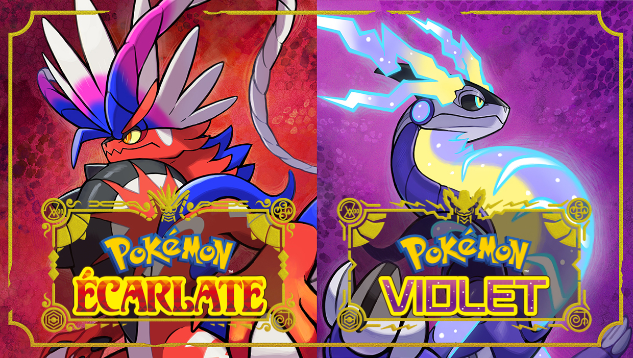 Discovery splash banner for Pokémon Écarlate et Violet Discord server
