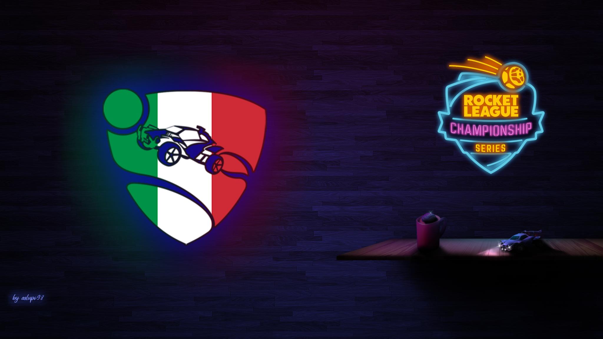 Discovery splash banner for Rocket League ITA Discord server