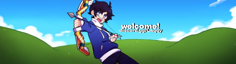 Discovery splash banner for laqqy's lounge Discord server