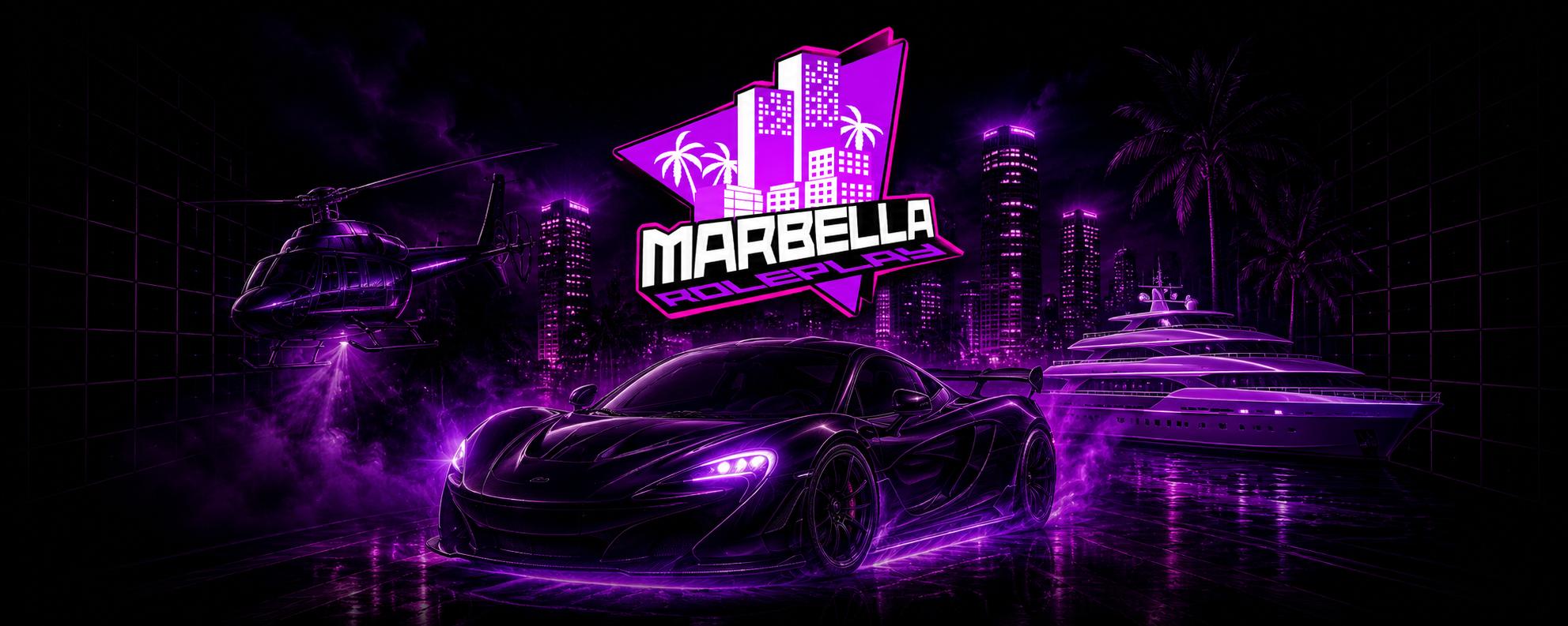 Discovery splash banner for MarbellaRP | ??? Discord server