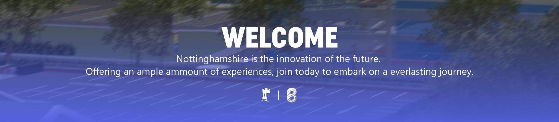 Discovery splash banner for Nottinghamshire Discord server