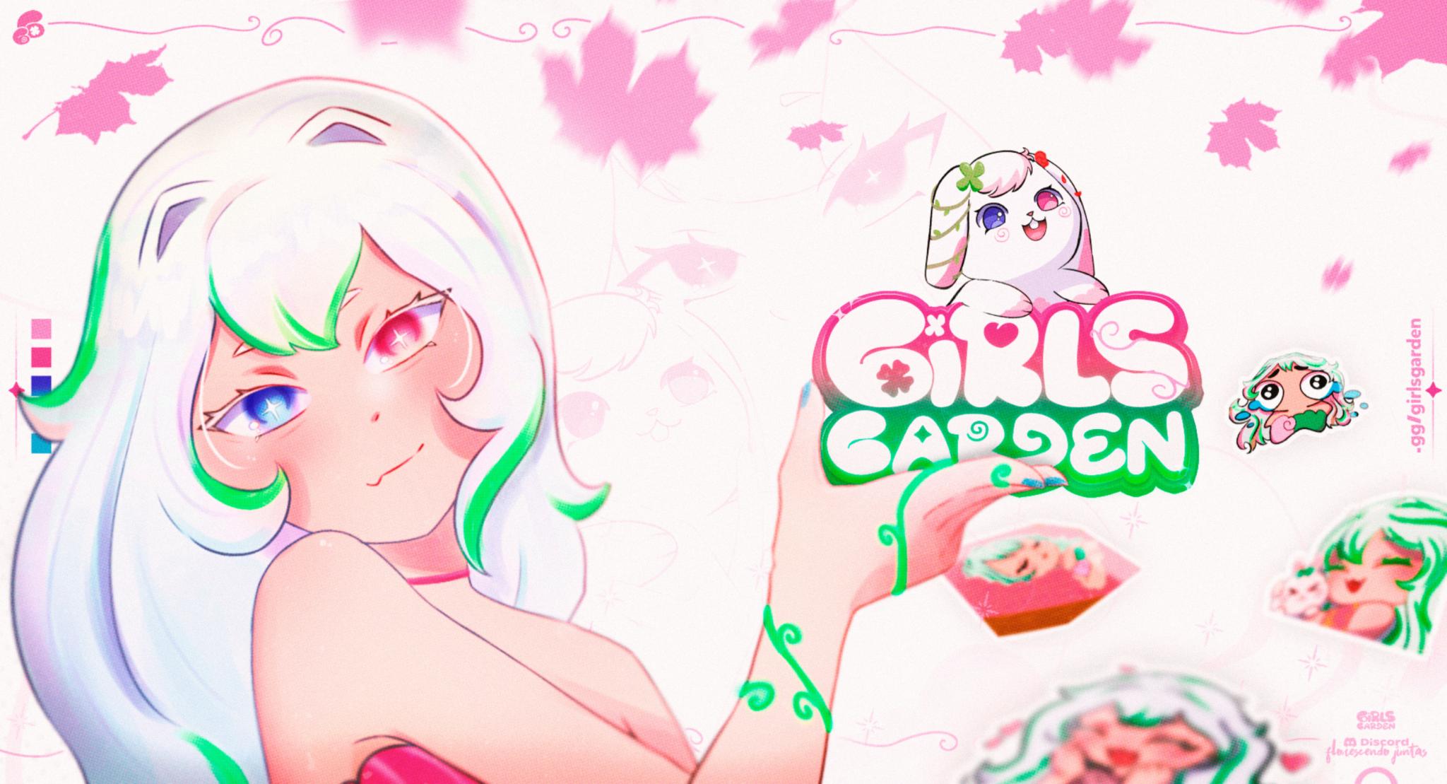 Discovery splash banner for 🍀 Girls Garden Discord server