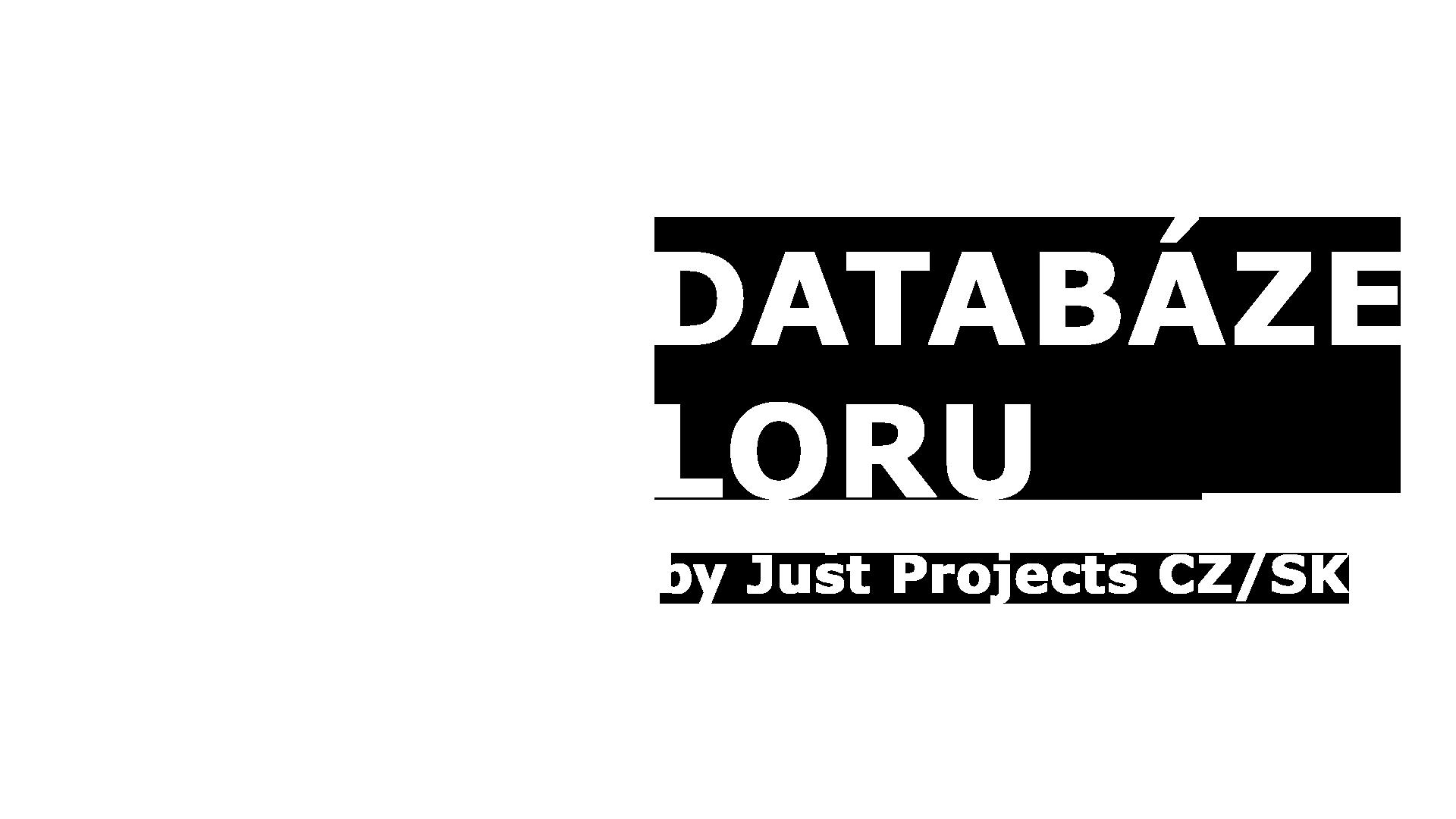Discovery splash banner for DATABÁZE LORU Discord server