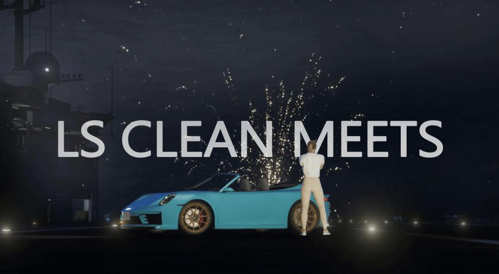 Discovery splash banner for LS CleanMeets 🚗 Discord server