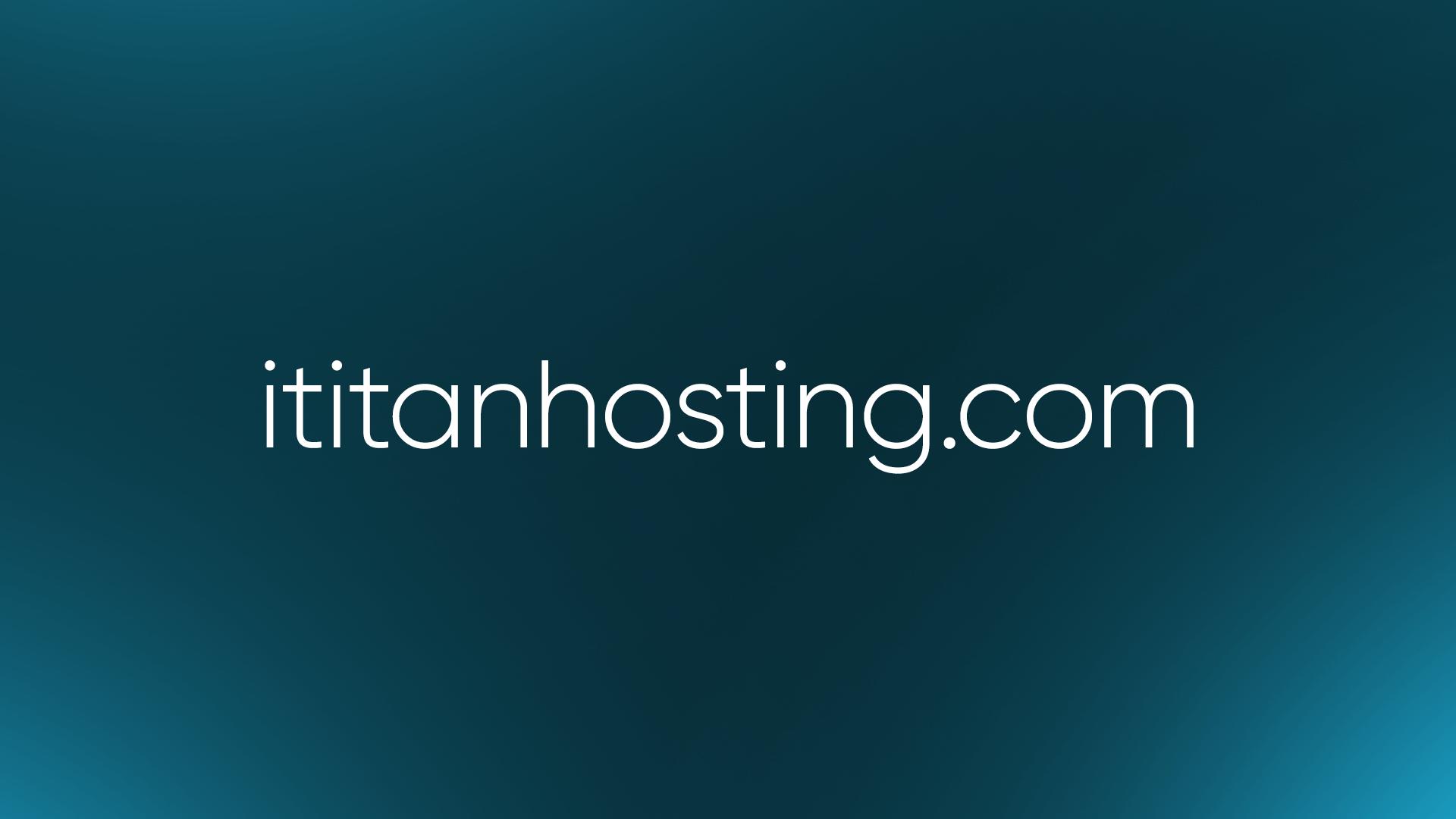 Discovery splash banner for ITITAN Hosting Solutions Discord server
