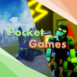 Discovery icon for 🐲🌲Pocket Games🔦🧩 Discord server